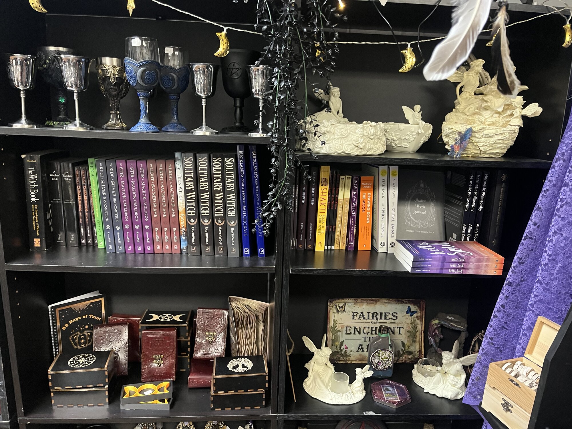 our book shelves detail 3