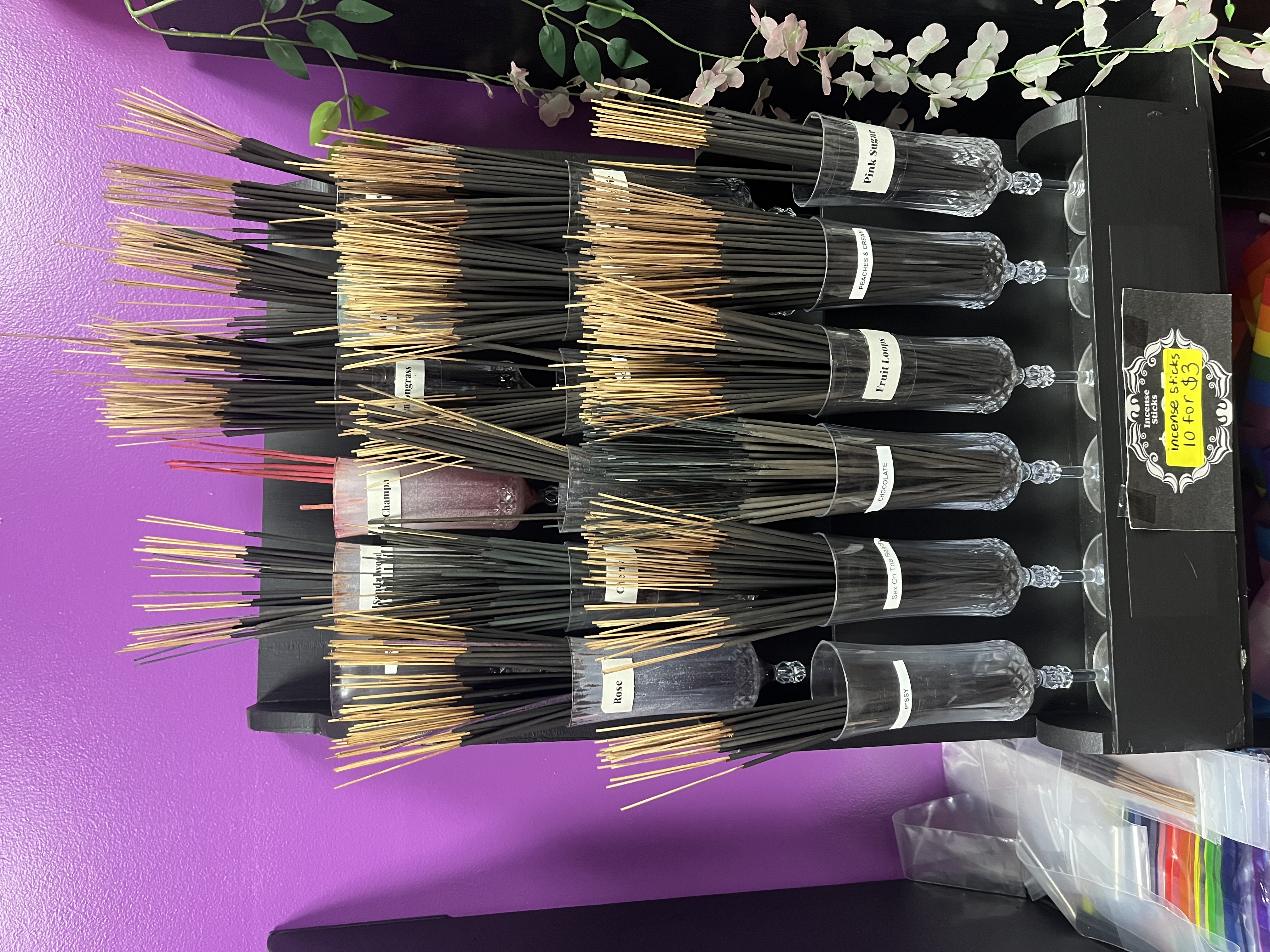 incense and candles detail 2